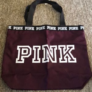 Pink carry-on bag